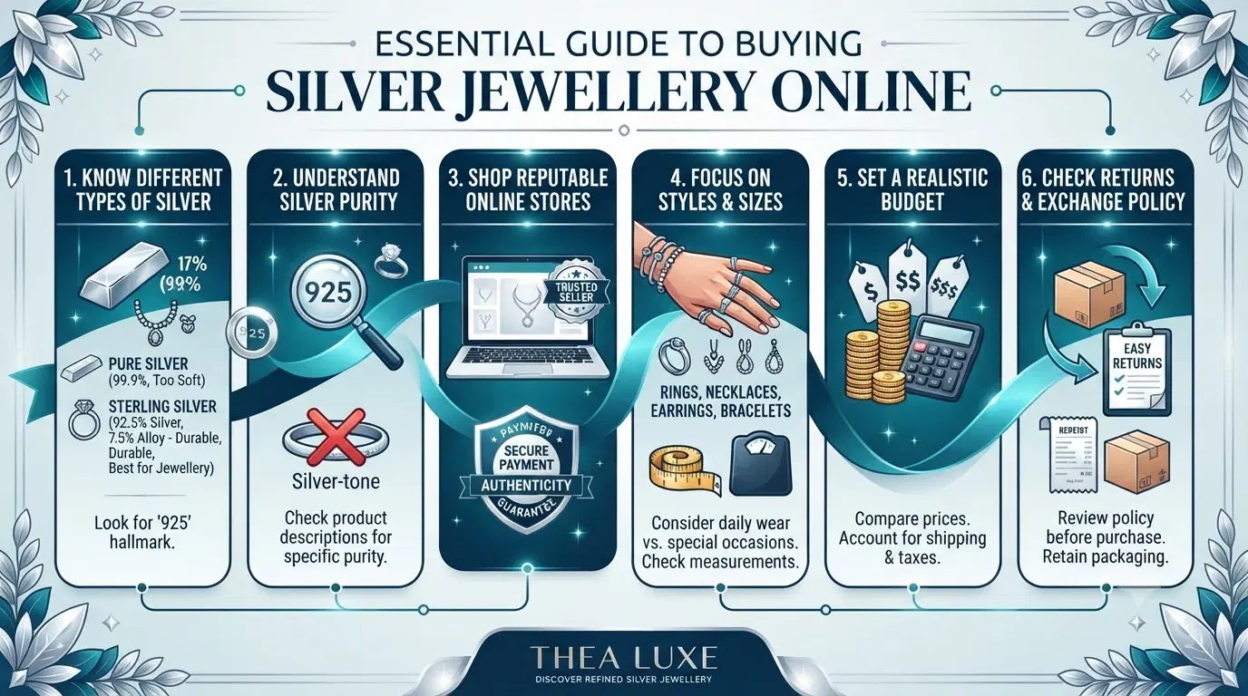 Ultimate Guide to Buying Silver Jewellery Online